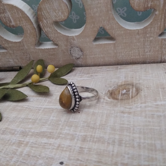 3 SET SILVER-STONE RINGS NWOT - Picture 4 of 11